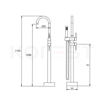 Sen bồn tắm cao cấp KB2607