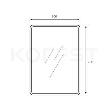 Gương soi nhà tắm GKR5070B