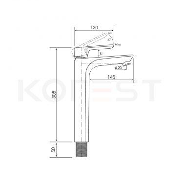 Vòi chậu lavabo K2112