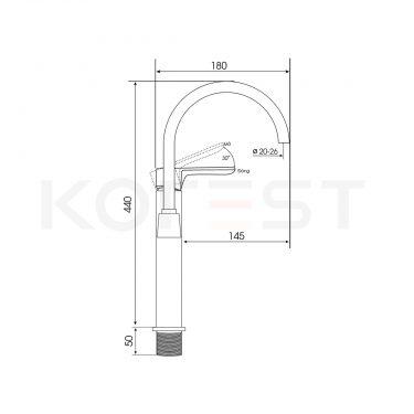 Vòi chậu lavabo K2121