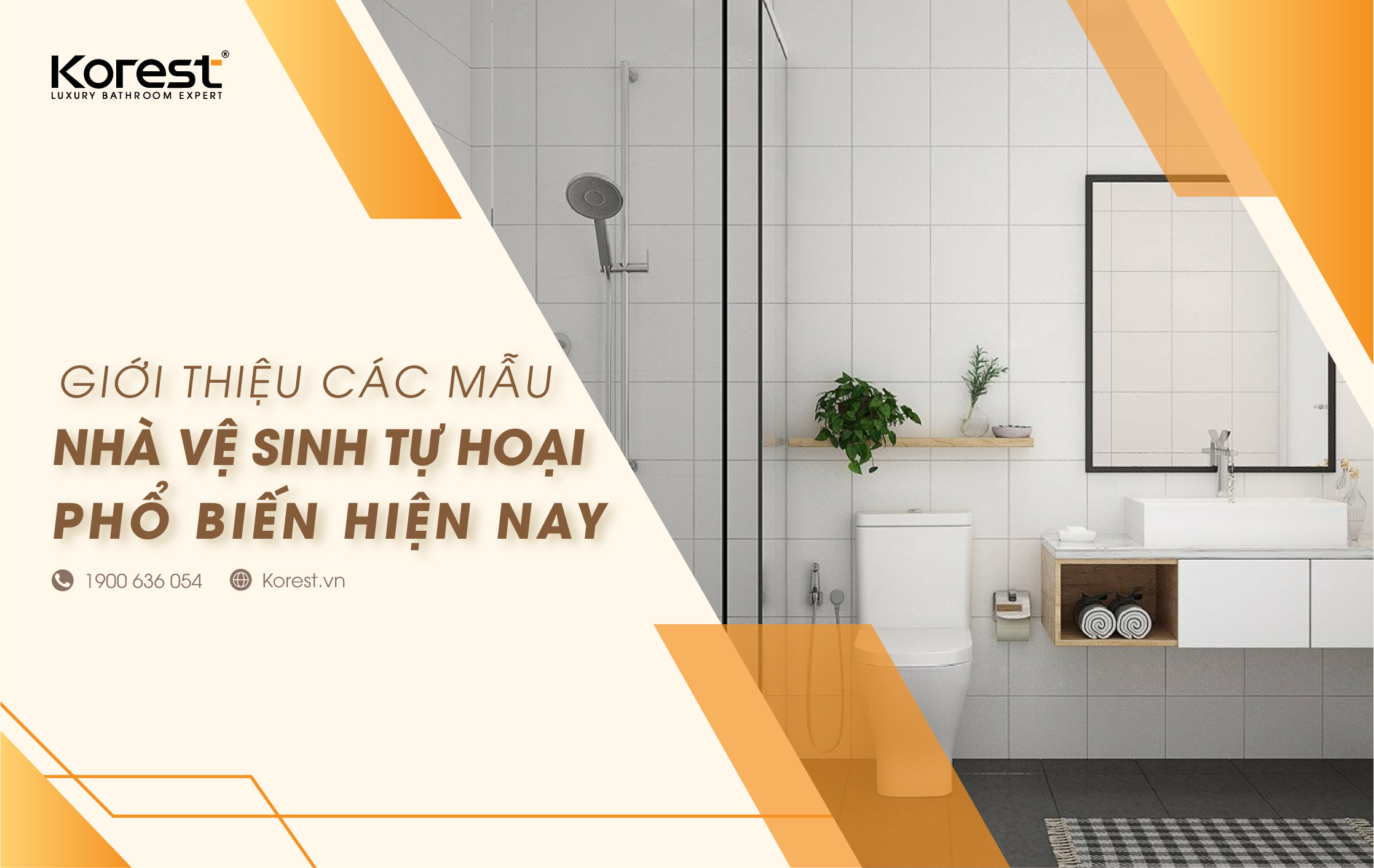 Giới thiệu cấu tạo nhà vệ sinh tự hoại phổ biến hiện nay - Thiết bị vệ sinh Korest-