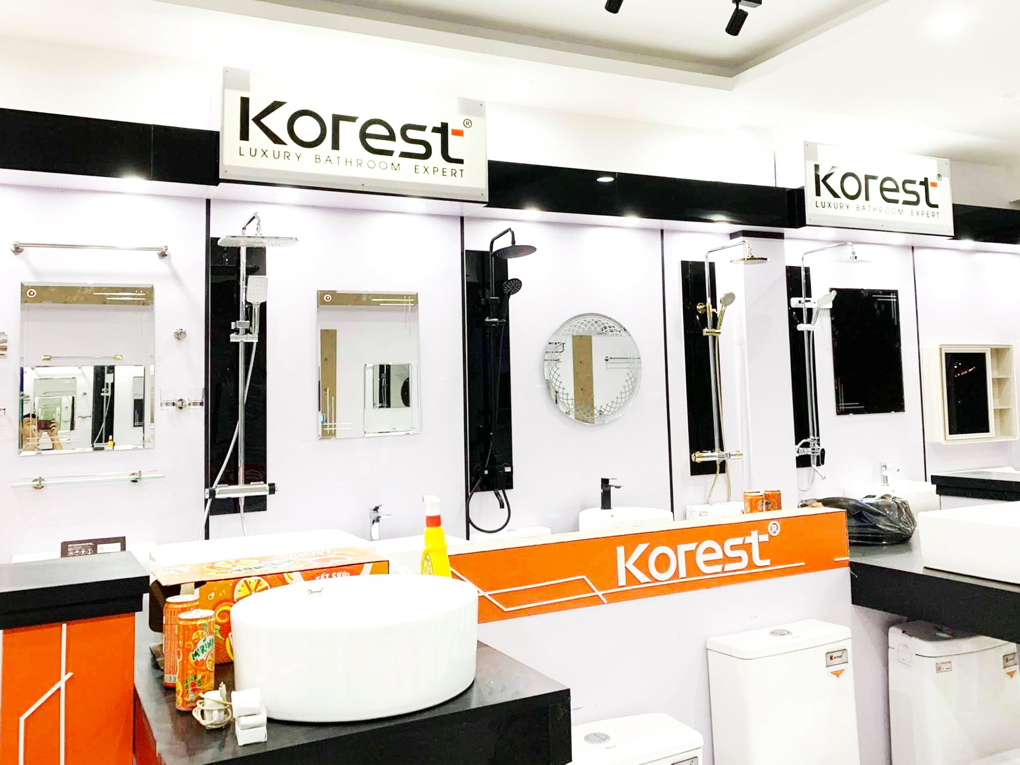 Korest là thương hiệu thiết bị vệ sinh nổi tiếng, uy tín tại VN và thế giới