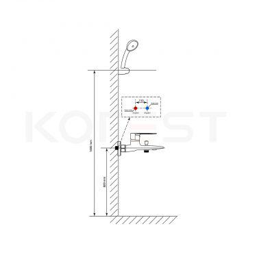 Bộ sen tắm K3207