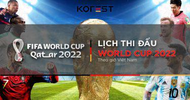 Cập nhật lịch thi đấu World Cup 2022 theo giờ Việt Nam