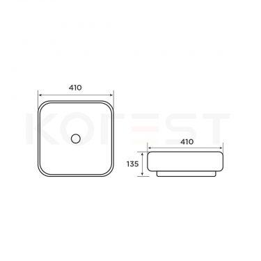 Chậu rửa lavabo bán dương CKR7113