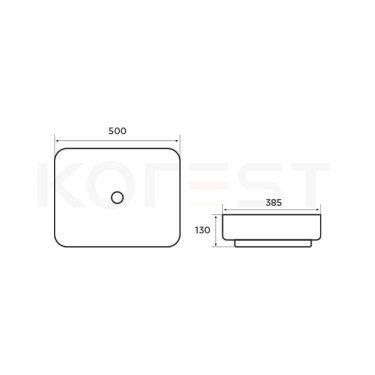 Chậu rửa lavabo bán dương CKR7114