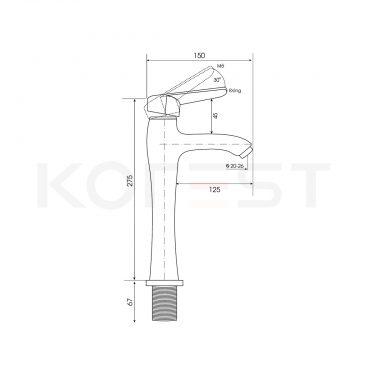 Vòi chậu lavabo K2119