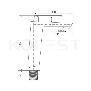 Vòi chậu lavabo K2211