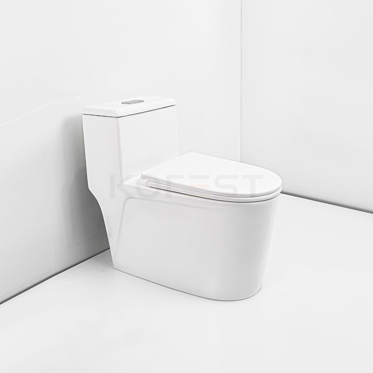 Bàn cầu 1 khối BKR9912 - Ảnh thực tế1