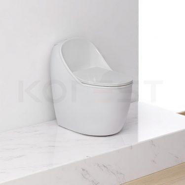 Bàn cầu 1 khối BKR1114 | Bồn cầu trứng