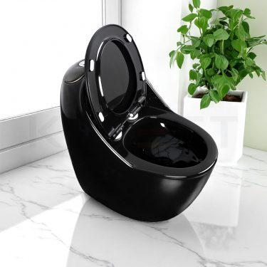 Bàn cầu 1 khối BKR1114B | Bồn cầu trứng