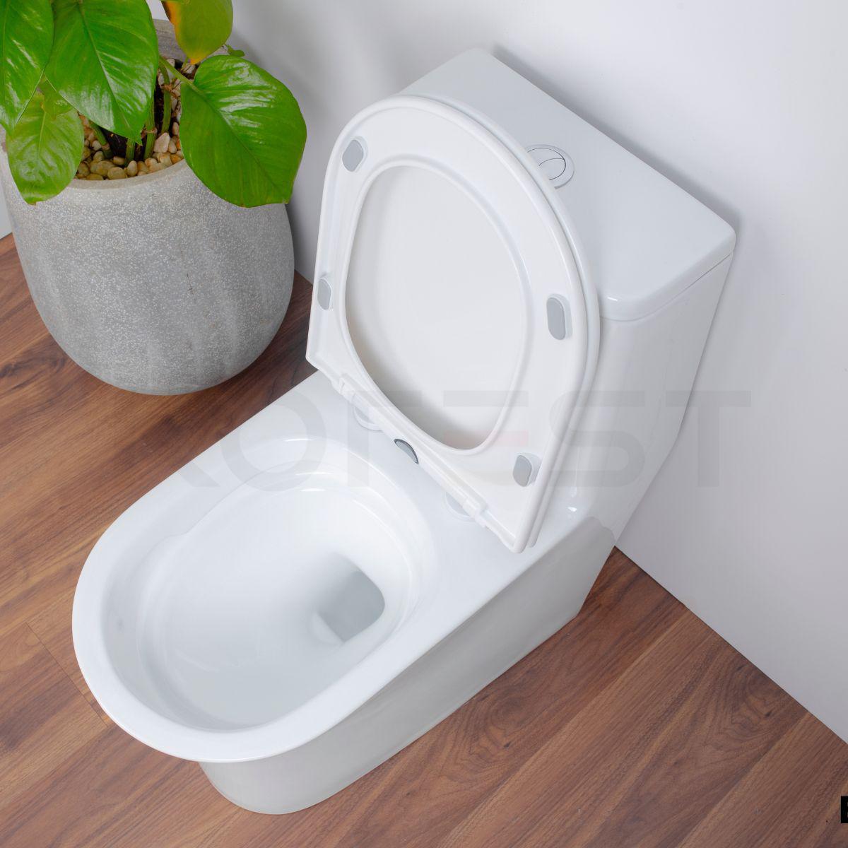 Bàn cầu 1 khối BKR9910_Ảnh thực tế
