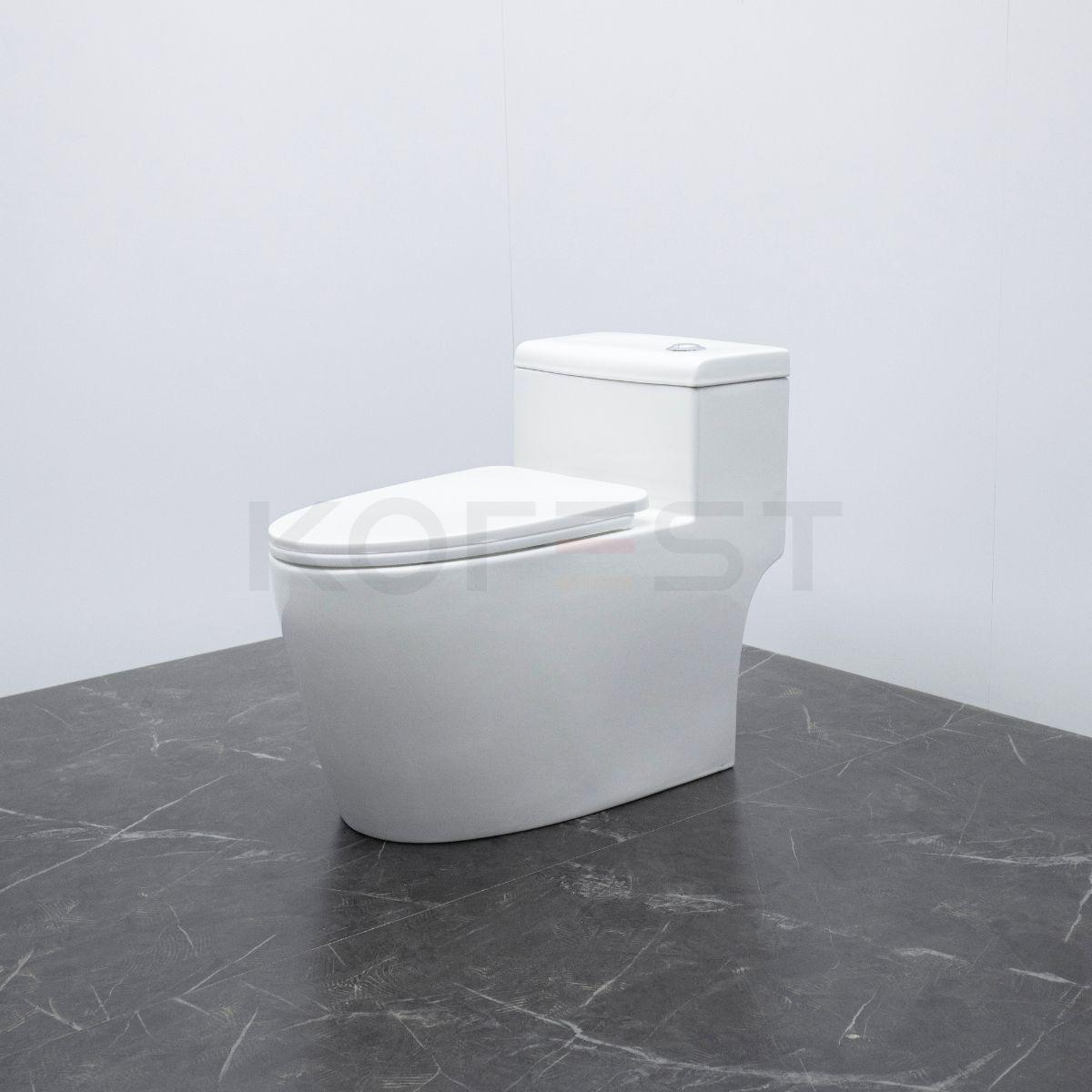Bàn cầu 1 khối BKR9915 Korest - Ảnh thực tế 